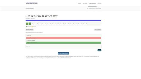 life in uk pass mark